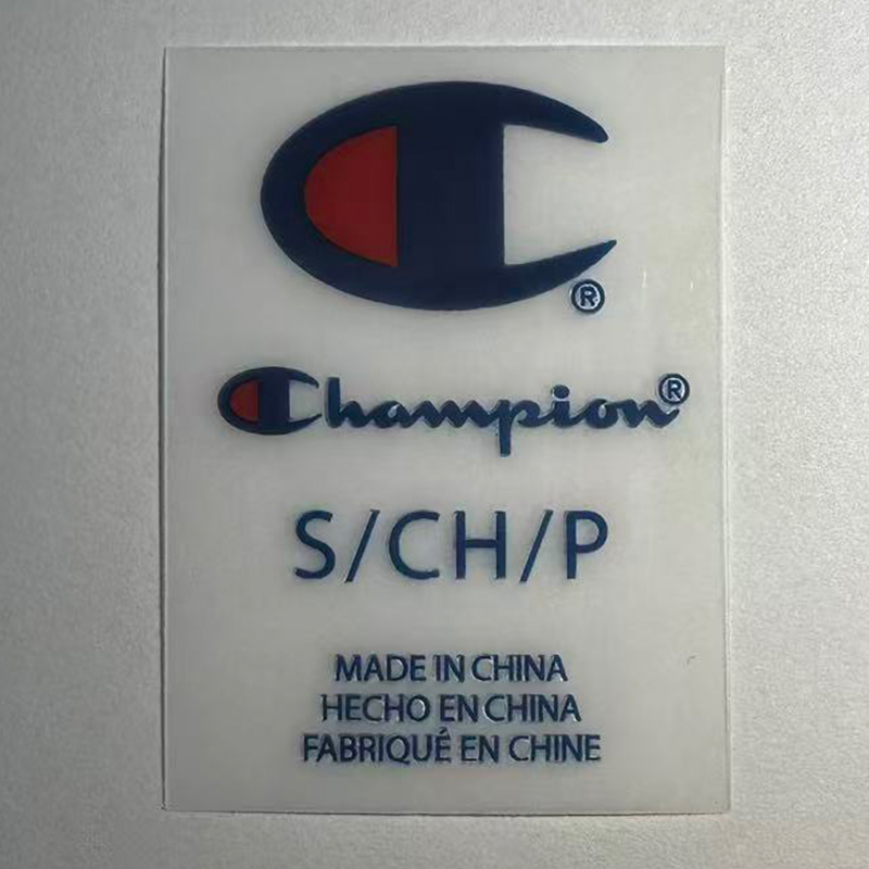 Seamless Printed Size Labels