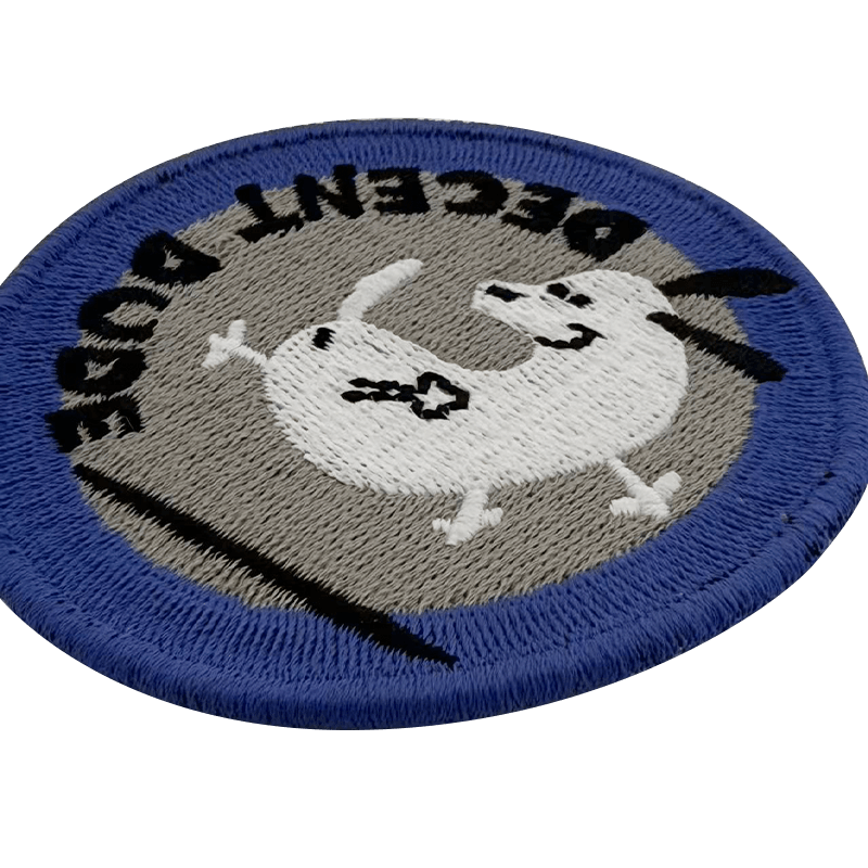 Flat embroidery